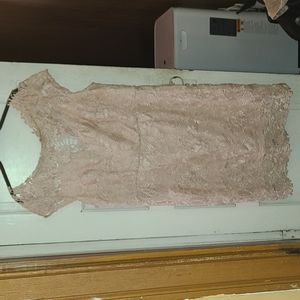 Pink Lace Dress